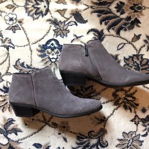 Suede Booties 8 1/2
